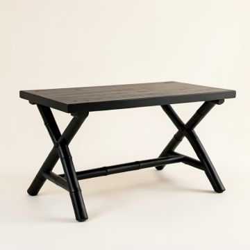 Willow Arc Empty Workshop Workbench - Black (synthetic illustration; no displayed measurements)