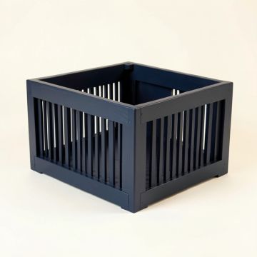 Shore Crossing Empty Furniture-Style Pet Crate - Navy (synthetic illustration; no displayed measurements)