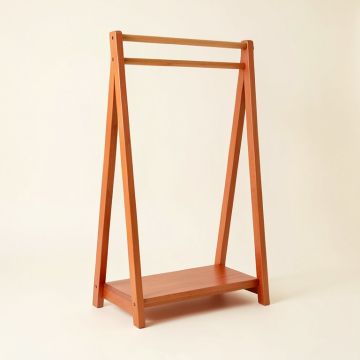 Lake Bluff Empty Garment Rack - Terracotta (synthetic illustration; no displayed measurements)