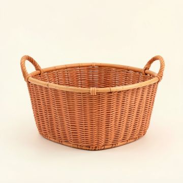 Cliff Branch Empty Storage Basket - Terracotta (synthetic illustration; no displayed measurements)