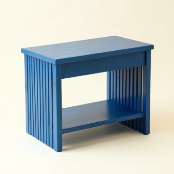 Stone Branch Small Writing Desk - Blue (synthetic illustration; no displayed measurements)