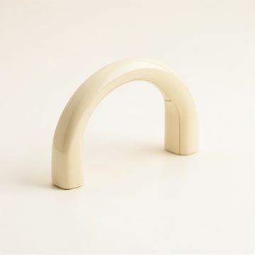 Hazel Bluff Cabinet Handle Without Packaging - Ivory (synthetic illustration; no displayed measurements)