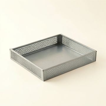 Linden Bridge Empty Under-Desk Cable Tray - Gray (synthetic illustration; no displayed measurements)