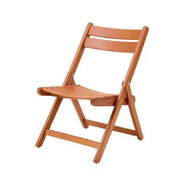 Clay Brook Folding Outdoor Chair - Terracotta