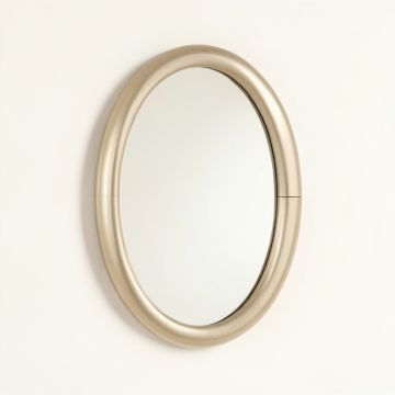 Birch Canyon Framed Wall Mirror - Beige (synthetic illustration; no displayed measurements)