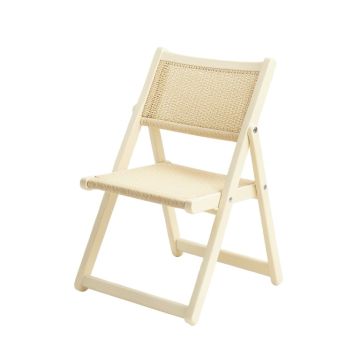 Cove Branch Folding Outdoor Chair - Cream