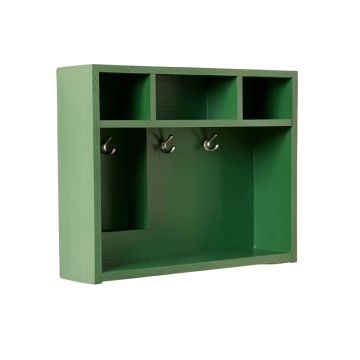 Maple Arc Wall-Mounted Entryway Organizer Shelf