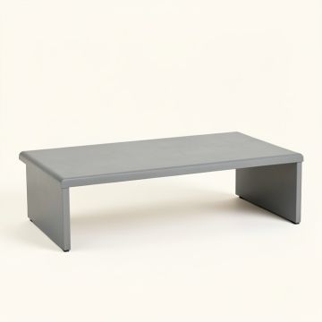 Stone Branch Desktop Monitor Riser - Gray (synthetic illustration; no displayed measurements)