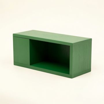 Olive Edge Shoe Storage Bench - Green (synthetic illustration; no displayed measurements)