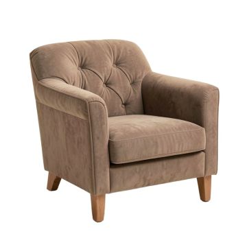 Colwell 40 '' W Tufted Microfiber Armchair