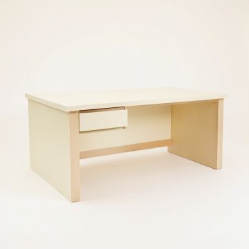 Oak Bend Empty Workshop Workbench - Cream (synthetic illustration; no displayed measurements)