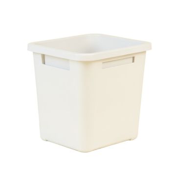 Elm Bluff Closed Garden Compost Bin - White