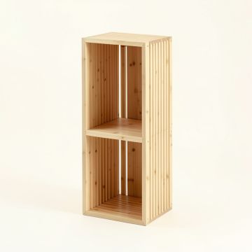 Briar Dale Narrow Cubby Tower - Beige (synthetic illustration; no displayed measurements)