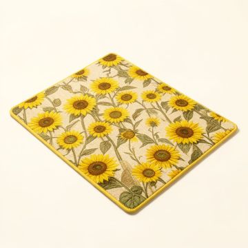 Elvan Sunflower Fields Comfort Anti-Fatigue Mat (synthetic illustration; no displayed measurements)
