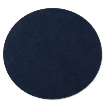 Alder Branch Round Area Rug - Navy (synthetic illustration; no displayed measurements)
