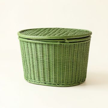 Brook Bend Laundry Hamper - Green (synthetic illustration; no displayed measurements)