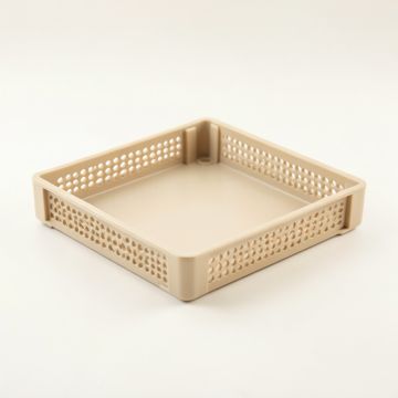 Cedar Dell Empty Under-Desk Cable Tray - Beige (synthetic illustration; no displayed measurements)