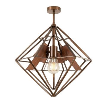 Bolger Geometric Tiered Chandelier With Leather Accents