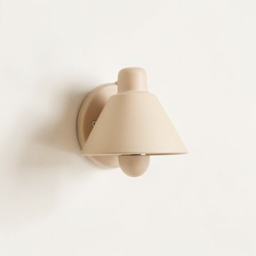 Wren Bridge Wall Sconce Mounted On A Plain Wall - Beige (synthetic illustration; no displayed measurements)