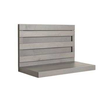 Pine Crest Wall-Mounted Entryway Organizer Shelf - Gray (synthetic illustration; no displayed measurements)