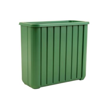 Laurel Bend Narrow Outdoor Storage Bench - Green
