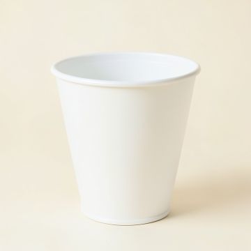 Slate Bend Empty Planter - White (synthetic illustration; no displayed measurements)