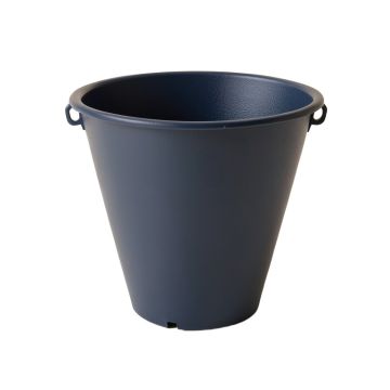 Wren Canyon Empty Railing Planter With Integral Brackets - Navy
