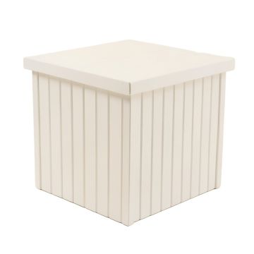 Holly Canyon Closed Outdoor Storage Box - White