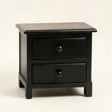 Glen Crest Nightstand - Black (synthetic illustration; no displayed measurements)