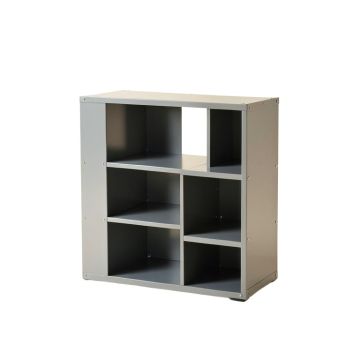 Ridge Bend Desktop Shelving Unit - Gray