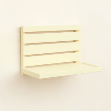 Slate Dell Wall-Mounted Entryway Organizer Shelf - Ivory (synthetic illustration; no displayed measurements)