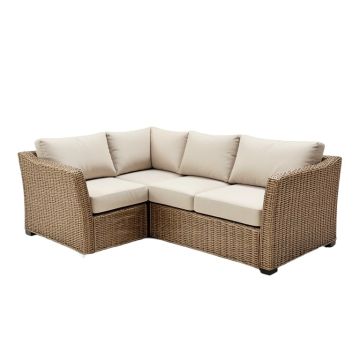 Aidelyn Patio Sectional With Cushions (synthetic illustration; no displayed measurements)