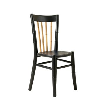 Reed Crest Dining Chair - Black