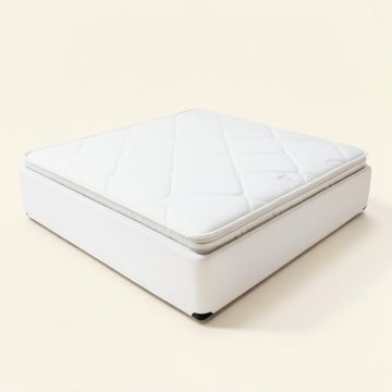 10 '' Medium Infused Gel Memory Foam Mattress And Adjustable Base Set (synthetic illustration; no displayed measurements)