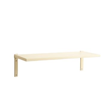 Ridge Bend Wall-Mounted Shelf - Ivory
