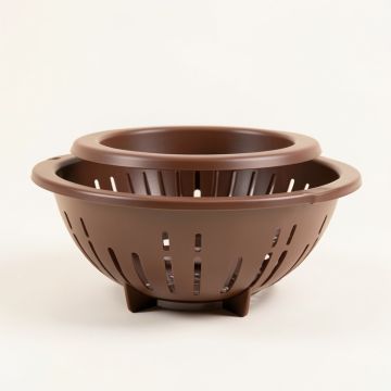 Kraus Kore Stainless Steel Colander Set (synthetic illustration; no displayed measurements)