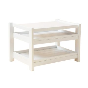 10 Pair Stackable Shoe Rack