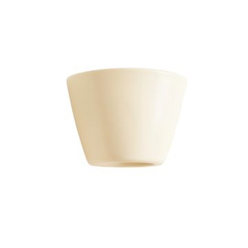 Ridge Canyon Wall Sconce Mounted On A Plain Wall - Ivory