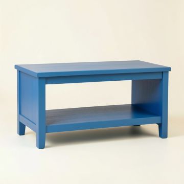 River Bluff Indoor Bench - Blue (synthetic illustration; no displayed measurements)