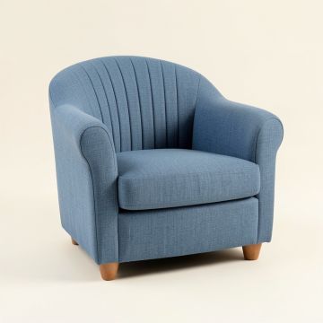 Clay Bend Upholstered Armchair - Blue (synthetic illustration; no displayed measurements)