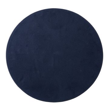 Vale Arc Round Area Rug - Navy