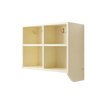 Slate Canyon Wall-Mounted Entryway Organizer Shelf - Cream (synthetic illustration; no displayed measurements)