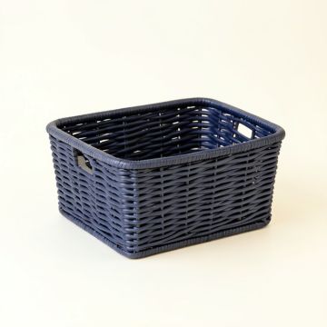 Oak Bridge Empty Storage Basket - Navy (synthetic illustration; no displayed measurements)