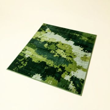 Leopoulos Abstract Green Area Rug (synthetic illustration; no displayed measurements)
