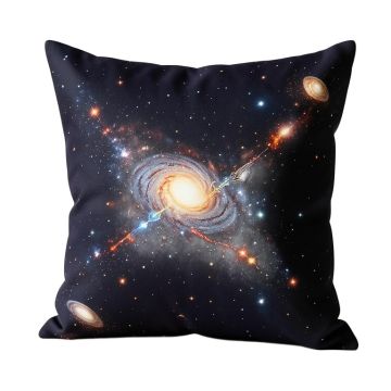 Constellation Zodiac Planets Square Pillow Cover