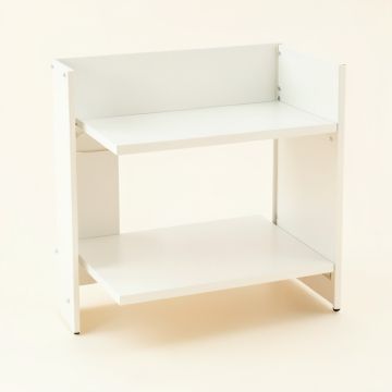 Meadow Bend Empty Mug-Storage Cabinet Insert - White (synthetic illustration; no displayed measurements)