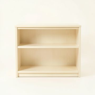 Cedar Branch Low Bookcase - Ivory (synthetic illustration; no displayed measurements)