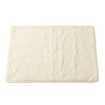 Summit Crest Bath Mat - Ivory