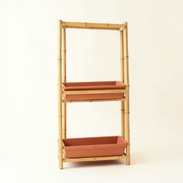 Birch Bend Empty Vertical Garden Frame - Terracotta (synthetic illustration; no displayed measurements)