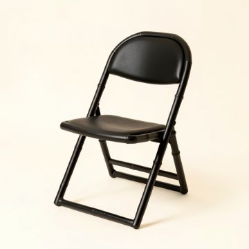 Alder Crossing Folding Outdoor Chair - Black (synthetic illustration; no displayed measurements)